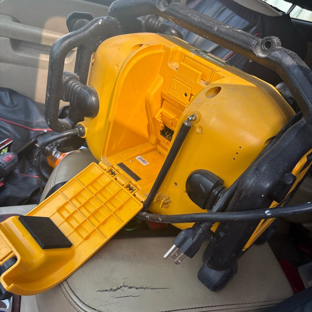 Yellow Black DeWalt Portable Boombox